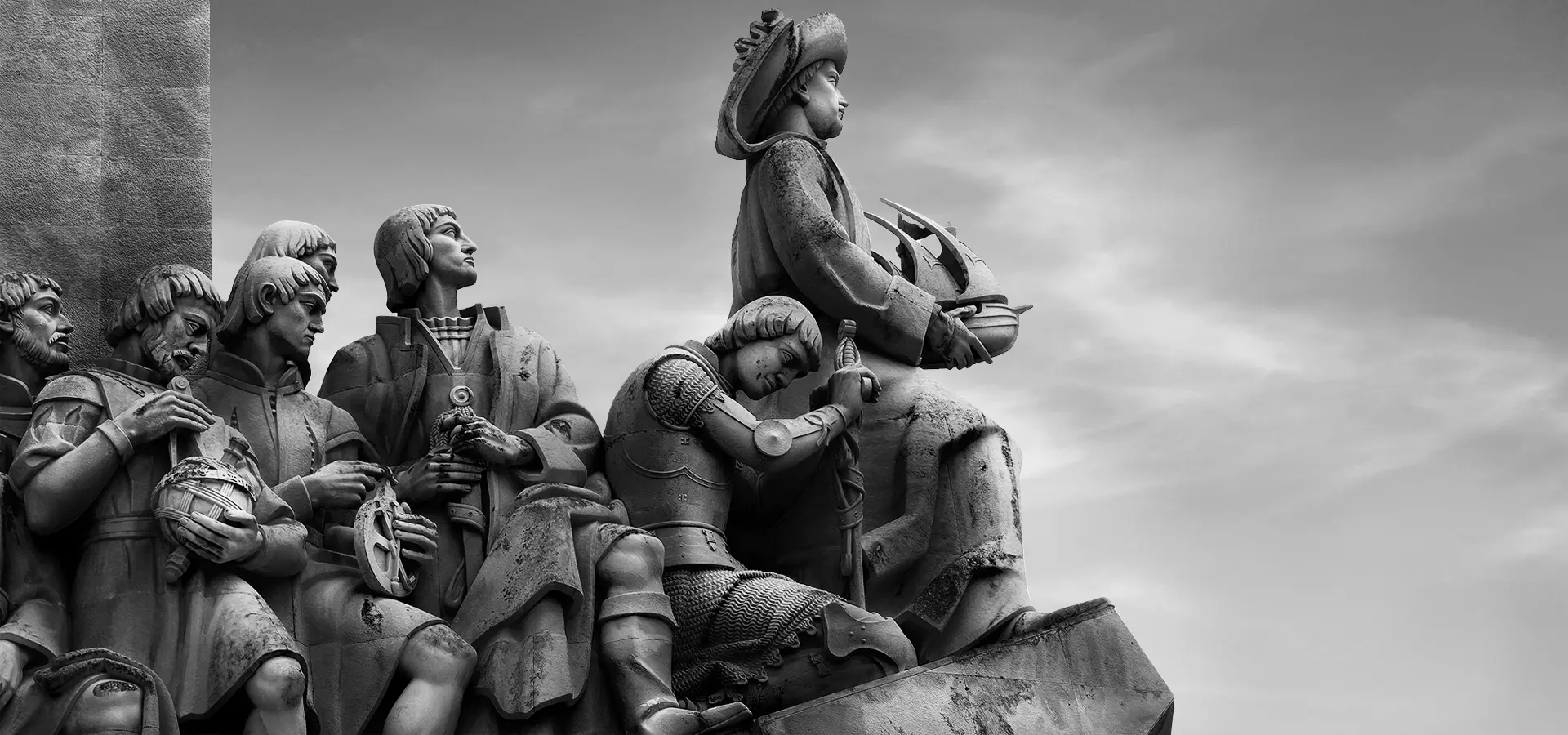 Padrão dos Descobrimentos monument in Belém, Lisbon, representing Portugal's maritime heritage